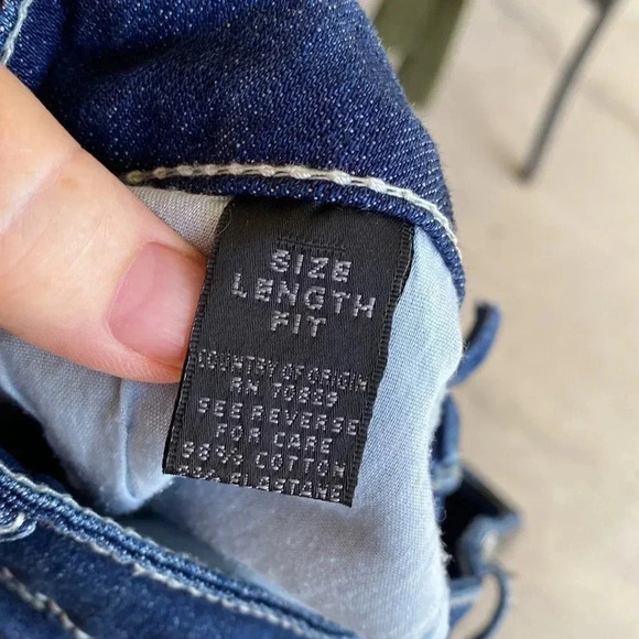 Premiere Distressed Bling Cross Pocket Jeans - Picture 11 of 12